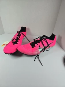 Nike Zoom Rival M Size 14 Pink Blast Track Shoes Few Spikes - Picture 1 of 6