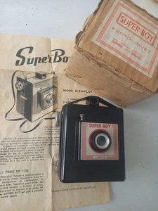 SUPER BOY PHOTO JOUET Appareil Photo Enfant Ancien Collection - Imagen 1 de 11