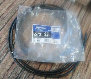 Southwire Romex 6/2 Stranded SIMpull CU NM-B W/G Wire 25 ft Item # 28894421 - Picture 1 of 5