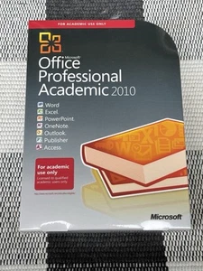 BRAND NEW SEALED Microsoft Office Professional Academic 2010 MULTIPLE AVAILABLE - Picture 1 of 6