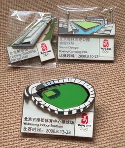 3pcs Beijing 2008 Olympic competition venue Pins - Picture 1 of 1