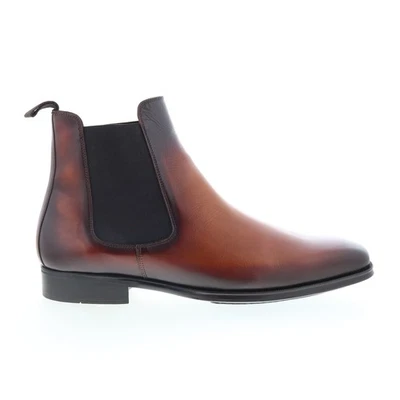 Botas Chelsea Mezlan Cervantes Chelsea 2397 de cuero marrón sin cordones para hombre 8,5 Foto 1 de 4