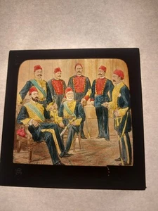 Magic Lantern Slide Coloured Picture Egypt / Ottoman Khedive  - Picture 1 of 3
