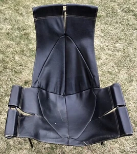 Jerry Johnson Iron Leather Sling Chair Original 1950s - Picture 1 of 10