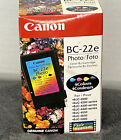 Genuine Canon (BC-22e) Photo 4 Color Ink Cartridge New Sealed Box