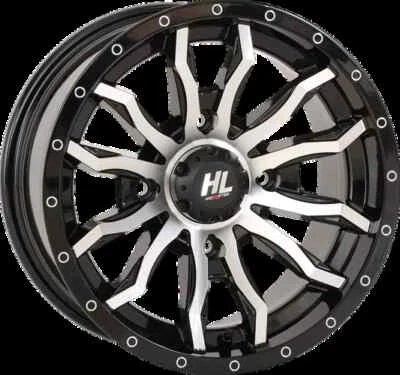Rueda HL21 negro brillante mecanizada 14x7 4/156 4+3 10 mm Arctic Cat Wildcat XX 20-22 Foto 1 de 4