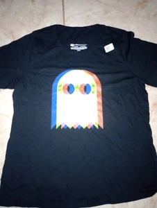 Ghost Trippy Vaporwave Techno Rave Edm Women Black Tshirt Size XL Holiday Gift - Picture 1 of 3