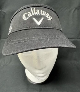 Callaway Tour Authentic Large Brim Golf Visor Black Adjustable Big Bertha Speed - Picture 1 of 7
