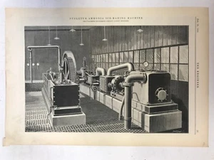Puplett's Ammonia Lice-Making Machine: The Engineer 1889 - Picture 1 of 2