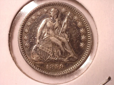 1859-O Seated Liberty Half Dime #3 - XF+ Cover