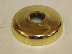 classic electric replacement shallow smooth brass cover porcelain switch 30-1 PB - Picture 1 of 5