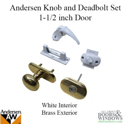 Andersen Storm Door Handle Set Knob and Latch For Andersen Forever Storm Door - Image 1 of 3
