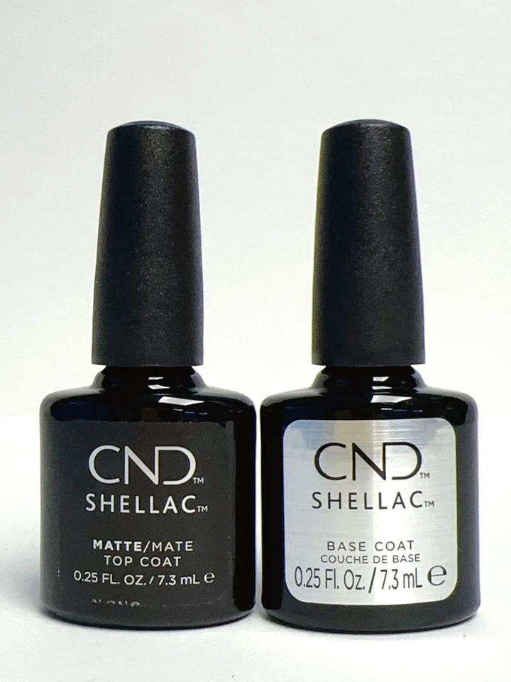 CND Shellac Gel Matte Top Coat Base Coat 0.25oz Duo Pack - Image 1 of 1