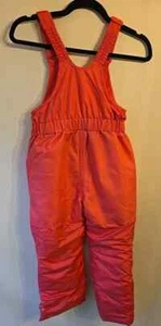 All In Motion Girls Snowsuit Snow Bib Pants Pink Water Resistant Size M 8 - Picture 1 of 2