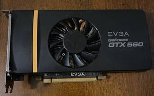 EVGA GTX 560 Exclusive Superclocked 2GB GDDR5 Graphics Card✅ 2x DVI miniHDMI - Picture 1 of 2