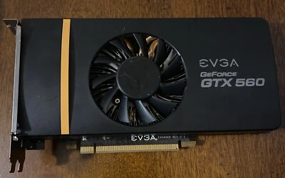 EVGA GTX 560 Exclusive Superclocked 2GB GDDR5 Graphics Card✅ 2x DVI miniHDMI - Image 1 of 2