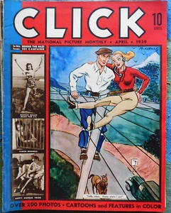 CLICK MAGAZIN Bild monatlich Januar 1940 Kriegskarte Cafe Society Ann Miller Manville - Bild 1 von 2
