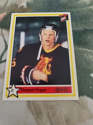 1990-1991 7 th inning sketch OHL /  6 ROBERT FRAYN BELLEVILLE BULLS - Image 1 of 2