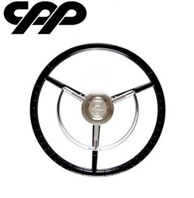 AMERICAN RETRO 1956 1957 FORD THUNDERBIRD 15" SPORT STEERING WHEEL - Image 1 of 4