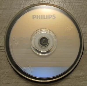 10x Philips Blank DVD-R Recordable Discs - 120 min, 4.7 GB, 16x write speed - Afbeelding 1 van 2