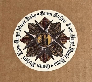 Gwen Stefani (senza dubbio) - Amore. Angelo. Musica. Bambino. RARO adesivo promo '04 - Foto 1 di 2