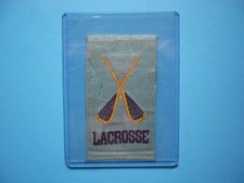 1910/11 1910'S IMPERIAL TOBACCO CIGARET CIGARETTE FELT LACROSSE NICE!!