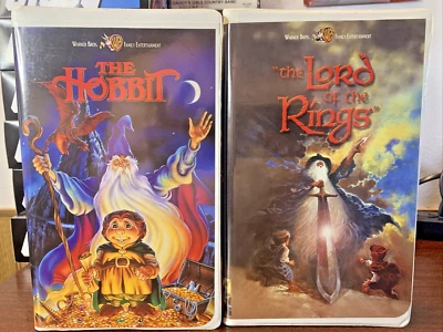 The Hobbit & The Lord of The Rings (VHS, 2001) animated versions from the 1970s - Image 1 of 4
