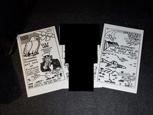 Gulf war 1990 (set 2) from Baltimore, MD Computer designed postcards Bob Baker - Picture 1 of 5