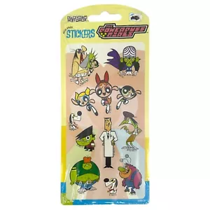 Hoja de pegatinas Powerpuff Girls Cartoon Network Mello Smello vintage 1999 - Imagen 1 de 3