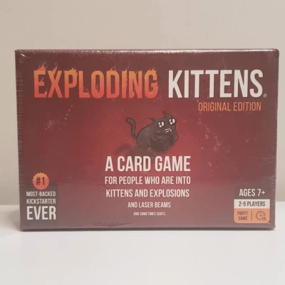 Exploding Kittens Card Game Original Edition Party Game Sealed Family Night - Image 1 of 4