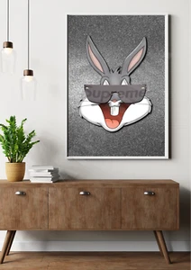BUGS BUNNY FASHION A4, A3 POSTER ART PRINT - Picture 1 of 1