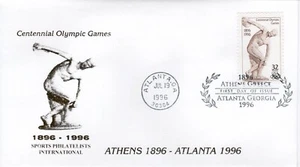 UNITED STATES  1996 SUMMER OLYMPIC GAMES IN ATLANTA  FDC4595 - Picture 1 of 1