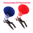 Universal Engine Oil Filling Funnel Set Plastic Adjustable Gasoline Adapters