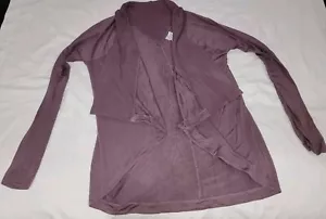 Athleta Nirvana Wear Two Ways Wrap para mujer talla S violeta volcánico - Imagen 1 de 3