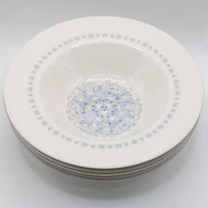 Royal Doulton Fine China Crawford Rimmed Bowl x 5 - Salad Bowl - Soup Bowl 1976 - Picture 1 of 8