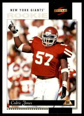 1996 Score Cedric Jones Rookie New York Giants #223 - Image 1 of 2