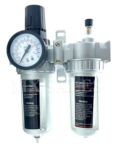 Filtro controllo aria compressore regolatore pressione acqua umidità trap unità asciugatrice - Foto 1 di 1