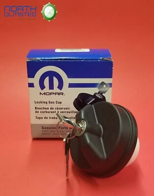 Dodge Caravan Journey Avenger 2001-2020 tapa de gasolina con bloqueo nuevo Mopar OEM 5278655AB Foto 1 de 4