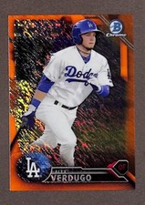2016 Bowman Chrome Prospects Orange Shimmer Refractor #BCP188 Alex Verdugo