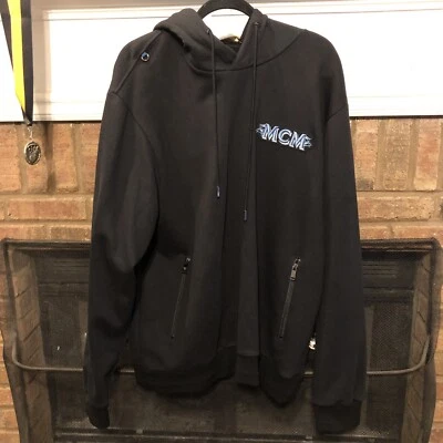 MCM 刺绣标志连帽运动衫尺寸 2XL 韩国制造缝制标志 LE — 第 1/4 张图片