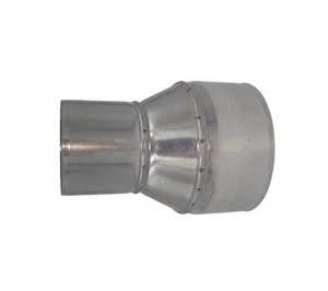 Stahl verzinkt Reduzierrohr Rohr Verbinder Kamin Futter Adapter - Bild 1 von 55