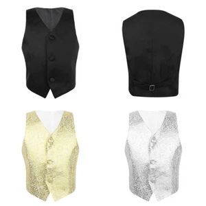 Jungen Anzugweste Kinder Anzug Weste Festlich Waistcoat 98 104 116 128 140 152 - Bild 1 von 18