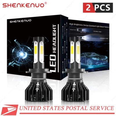 2X LED H7 Headlight Bulb Kit 6000LM for Mercedes-Benz C300 B200 C230 C250 C240 - Image 1 of 4