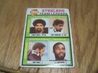 STEELERS  TEAM LEADERS  HARRIS ANDERSON DUNGY GREENWOOD  1979 TOPPS CARD # 19