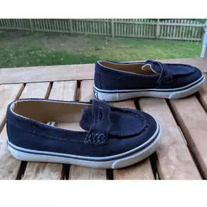 Janie and Jack blue Loafer Sneaker SIZE 8 - Picture 1 of 9