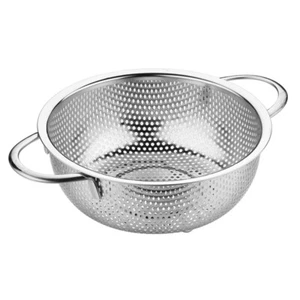 Colander Filter Food Strainer Steel Strainers Colanders Frying Basket - Picture 1 of 12