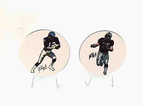 Oakland Raiders Kenny Stabler/Howie Long magnets-RN Classic's-Man Cave worthy Cover