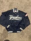 Rare Vintage STARTER New York Yankees Diamond Collection Jacket 90s Navy Large