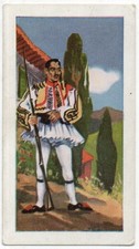 REDDINGS TEA TRADE CARD WARRIORS OF THE WORLD 1962 No.23 EVZONE