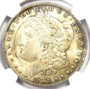 1886-O Morgan Silver Dollar $1 Coin - Certified NGC AU58 - Rare Date in AU58! - Picture 1 of 4